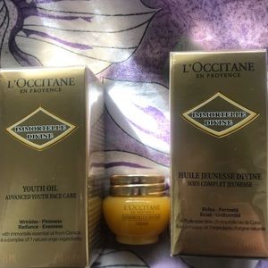 Loccitane Divine Youth Oil + Deluxe Divine Cream